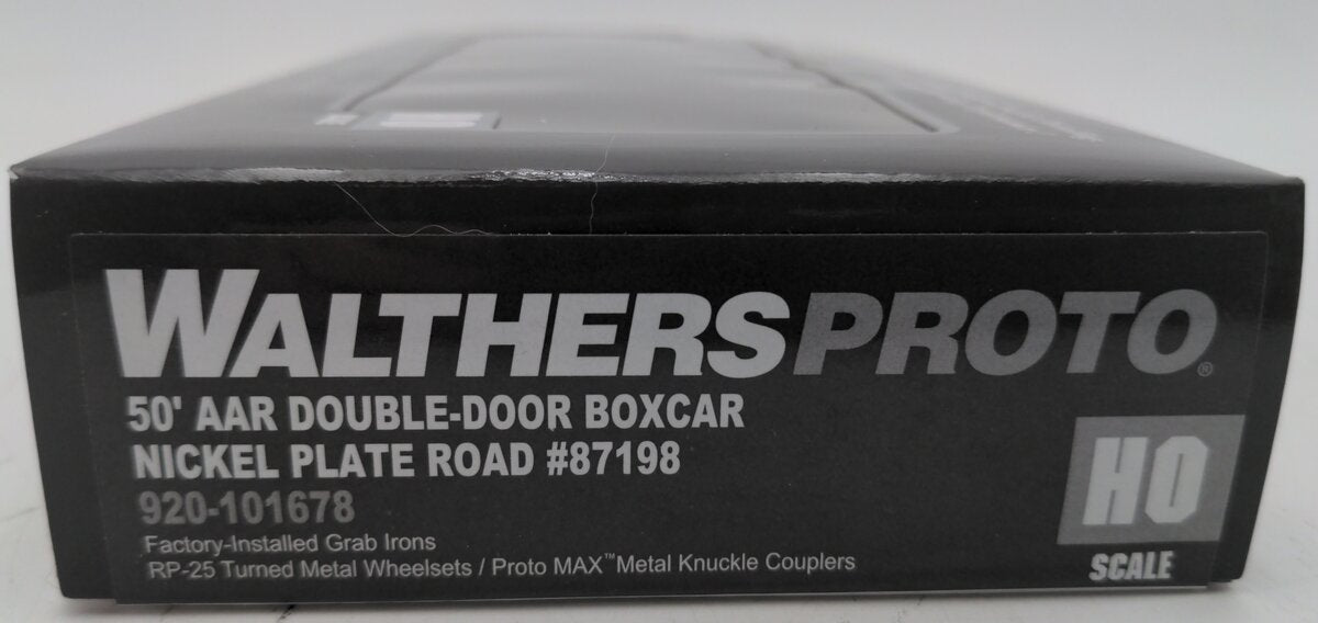 Walthers 920-101678 HO Nickle Plate Road 50' AAR Double-Door Boxcar RTR #87198 EX/Box