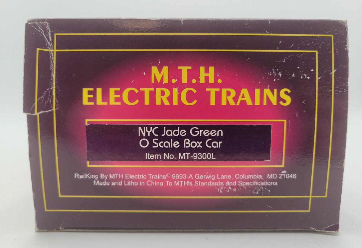 MTH 20-9300 O Gauge New York Central Box Car #159895 LN/Box
