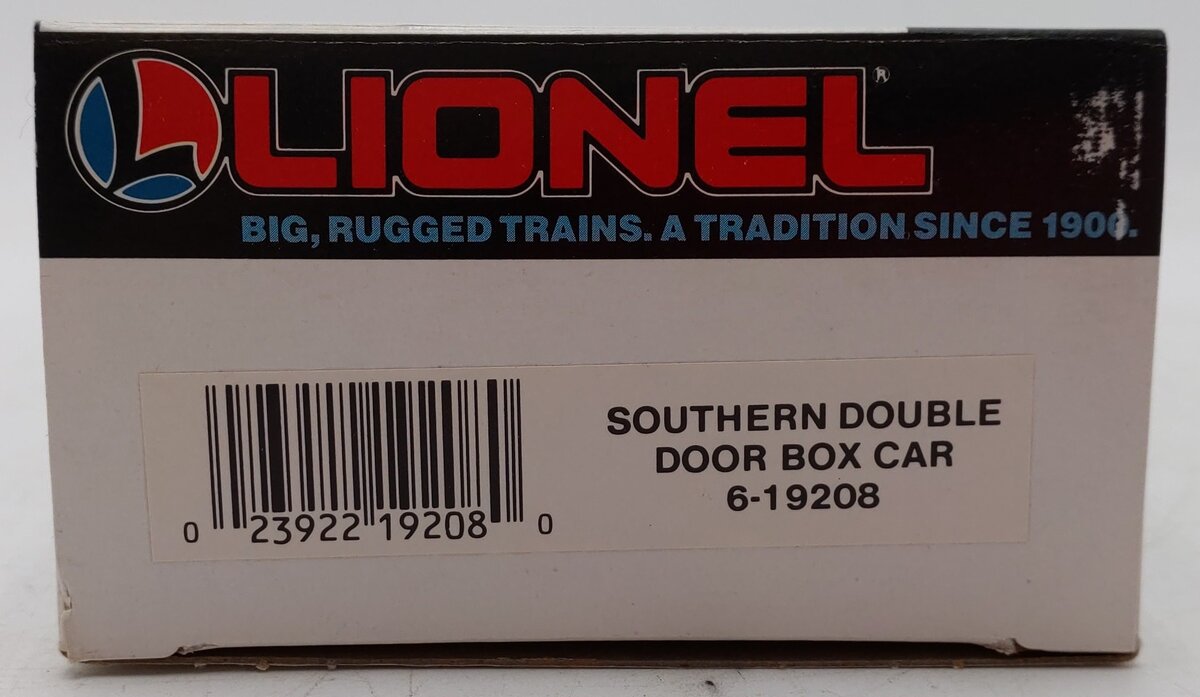 Lionel 6-19208 O Gauge Southern Double Door Boxcar EX/Box