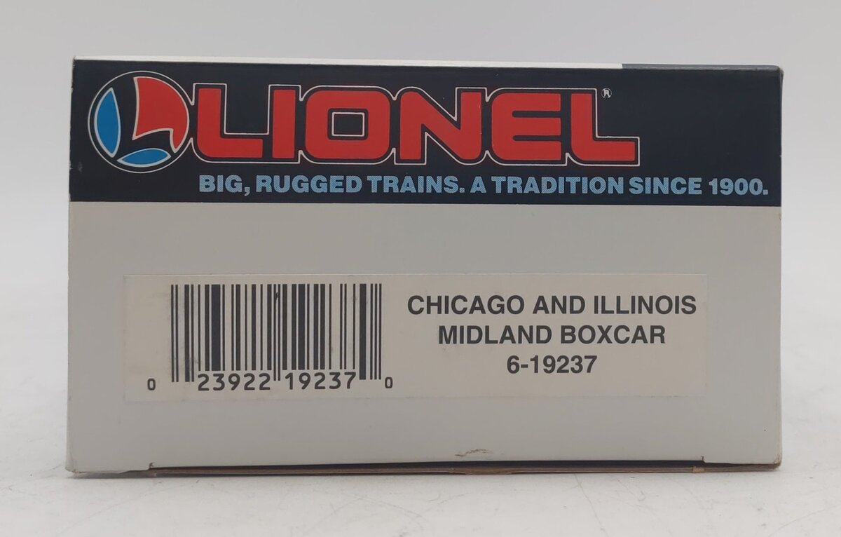 Lionel 6-19237 O Gauge Chicago & Illinois Midland Boxcar LN/Box