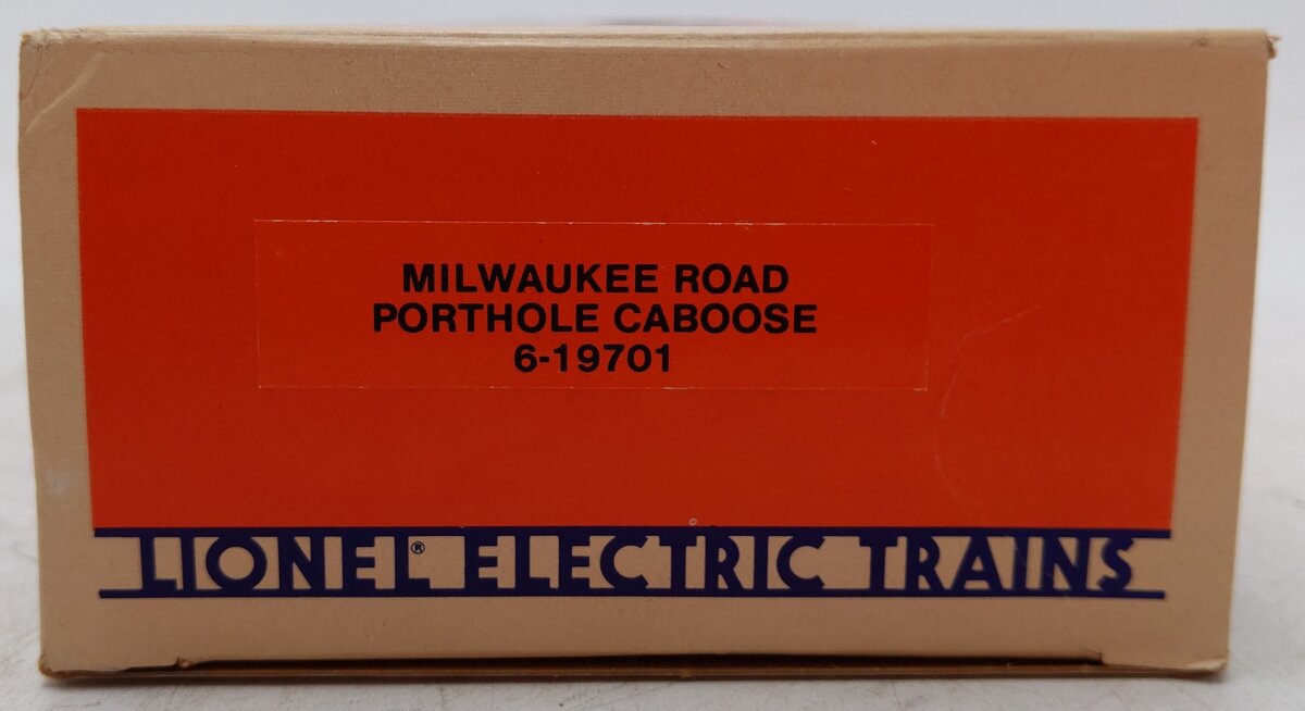 Lionel 6-19701 O Gauge Milwaukee Road N5C Porthole Caboose #19701 EX/Box