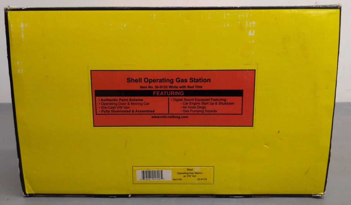 MTH 30-9133 O Shell Operating Gas Station LN/Box