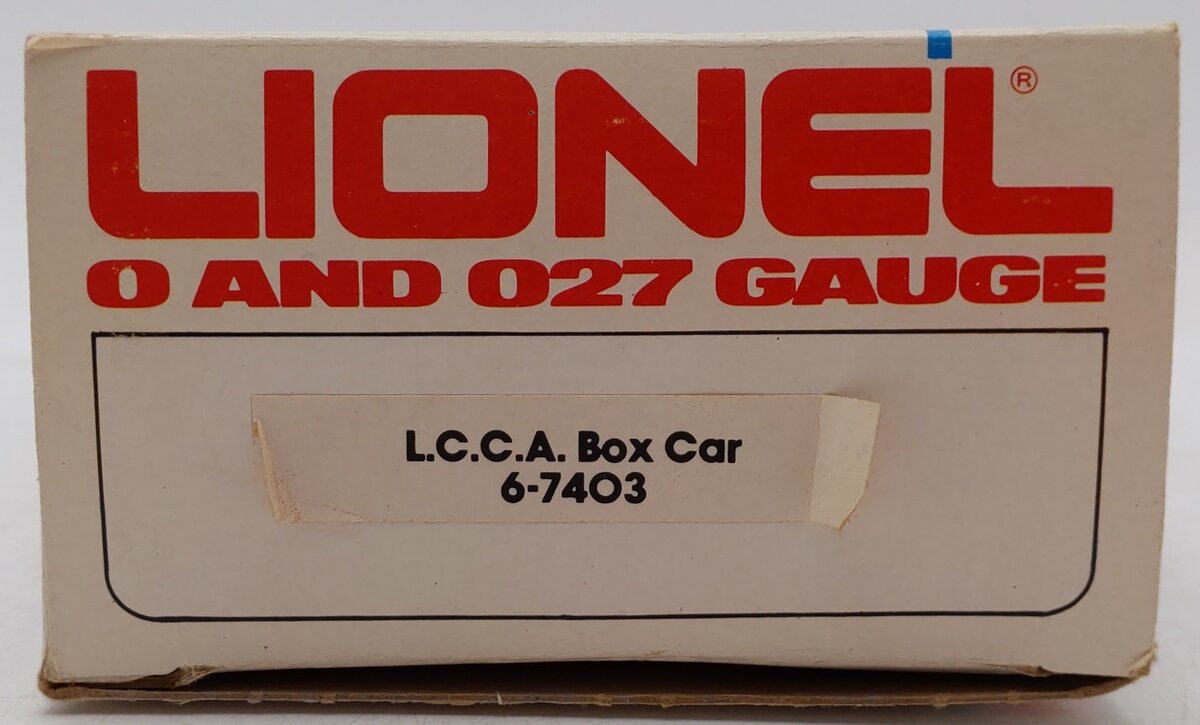 Lionel 6-7403 O Gauge L.C.C.A 1984 LNAC Boxcar EX/Box
