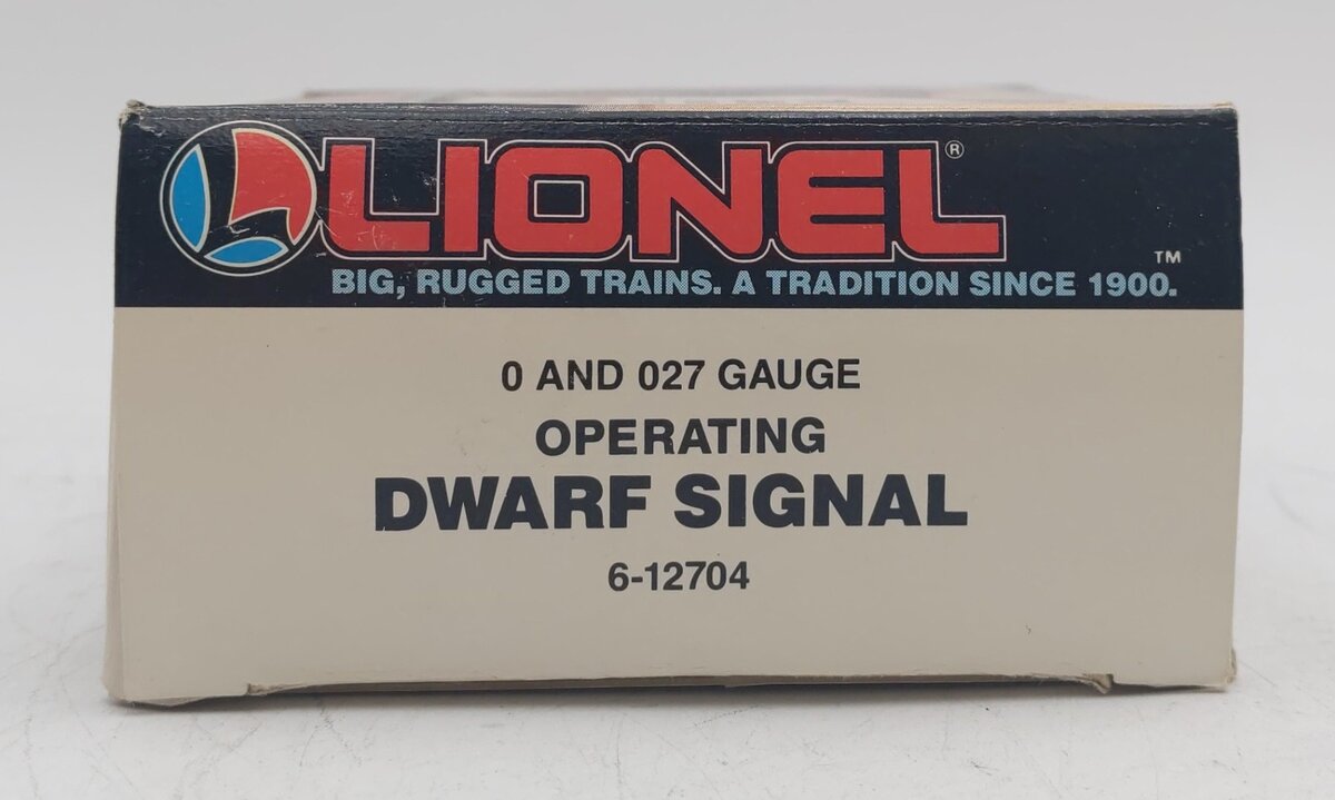 Lionel 6-12704 O and 027 Operating Dwarf Signal From 1988-1993 EX/Box