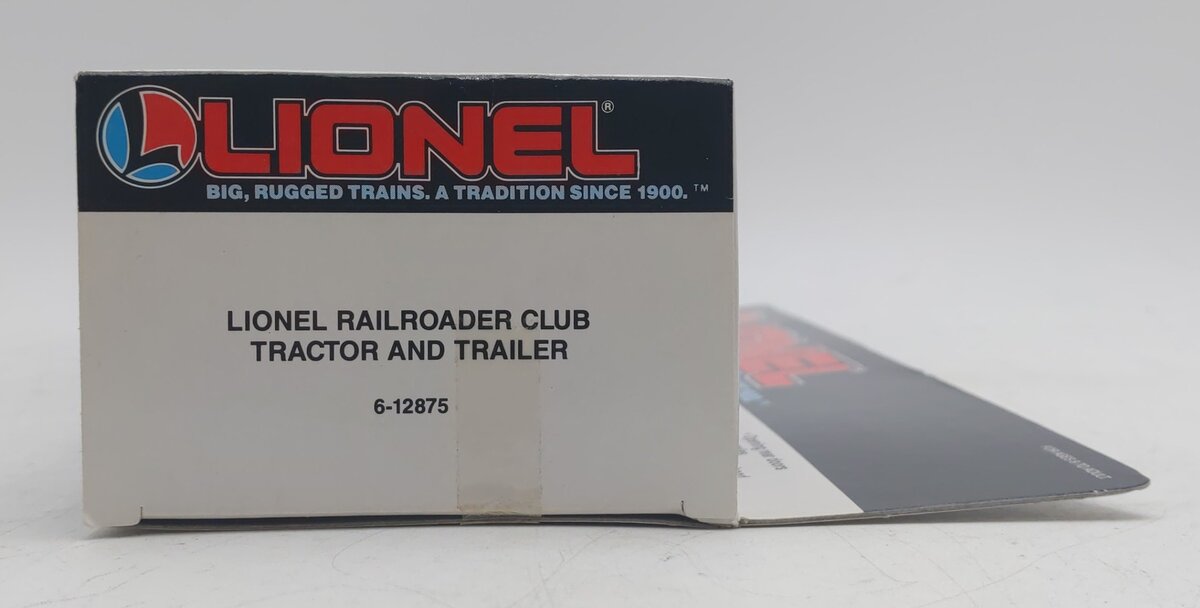 Lionel 6-12875 O Gauge Lionel Railroader Club Tractor & Trailer Truck LN/Box