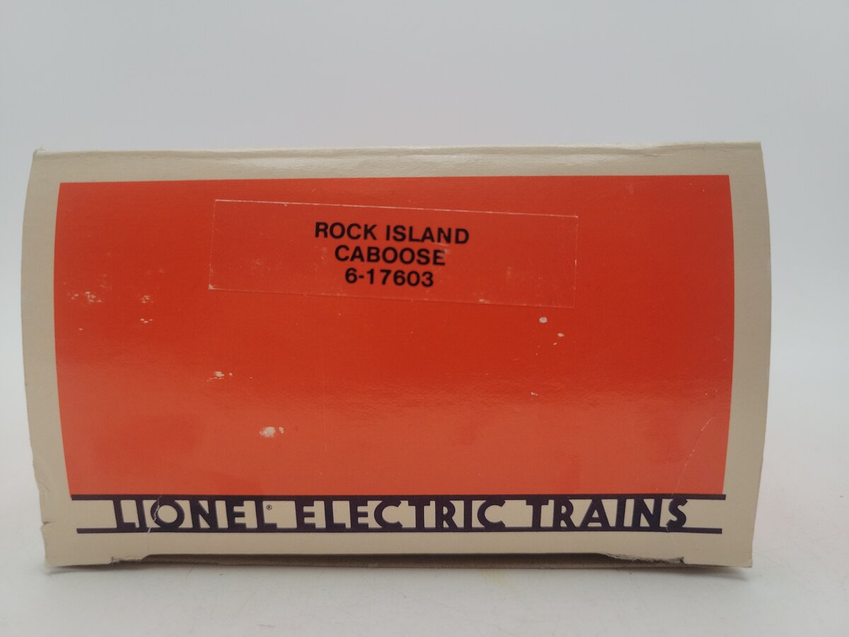 Lionel 6-17603 O Gauge Rock Island Woodside Caboose #17603 EX/Box