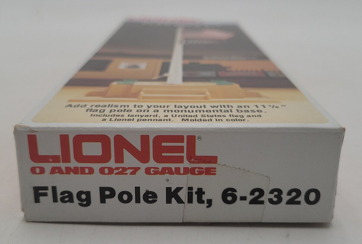 Lionel 6-2320 O / O27 Scale Flag Pole Kit EX/Box