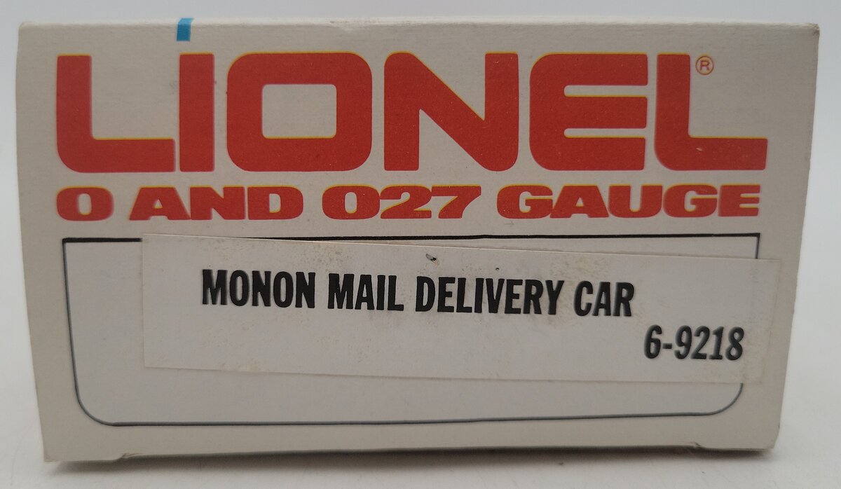Lionel 6-9218 O Gauge Monon Mail Operating Boxcar EX/Box