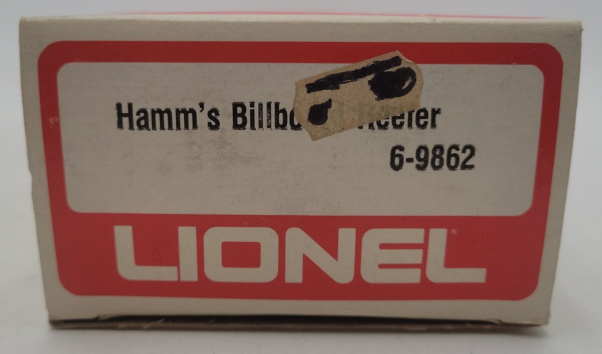 Lionel 6-9862 O Gauge Hamm's Beer Billboard Reefer Car EX/Box