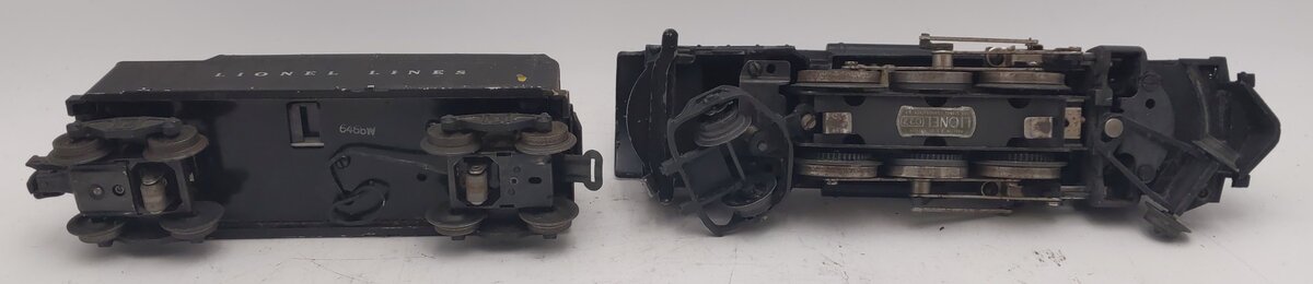 Lionel 1666 Vintage O 2-6-2 Die-Cast Steam Locomotive & Tender VG
