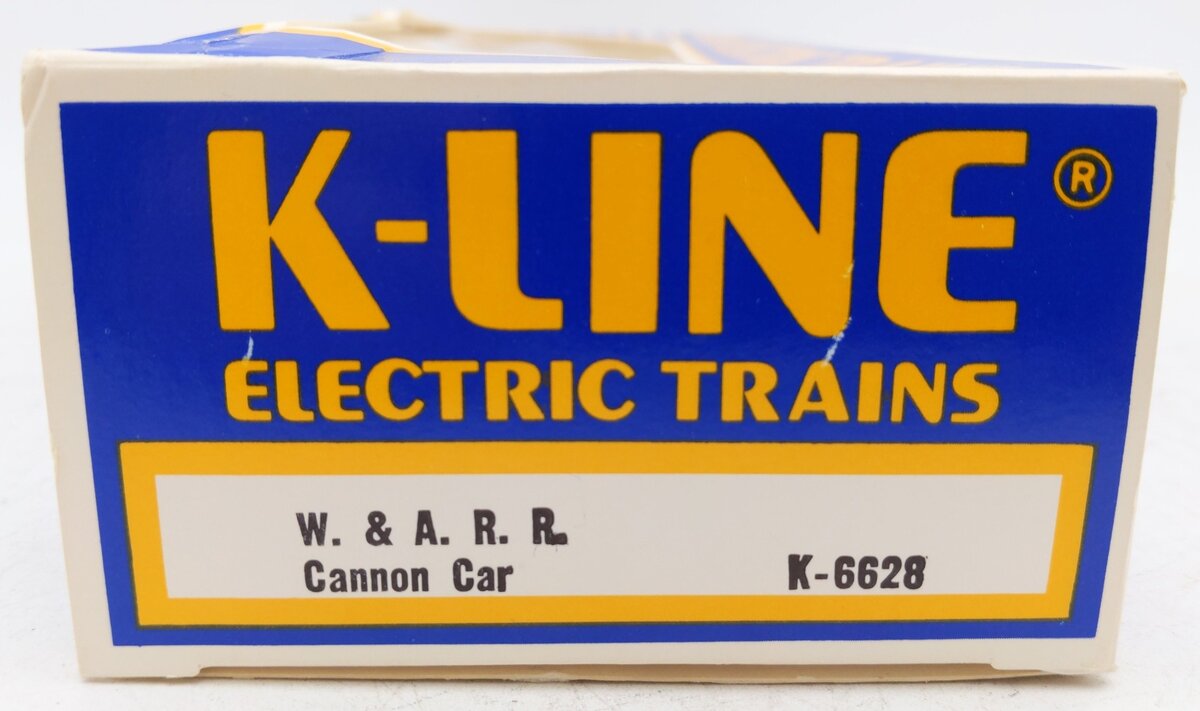 K-Line K6628 O Gauge Western & Atlantic Railroad Cannon Car EX/Box