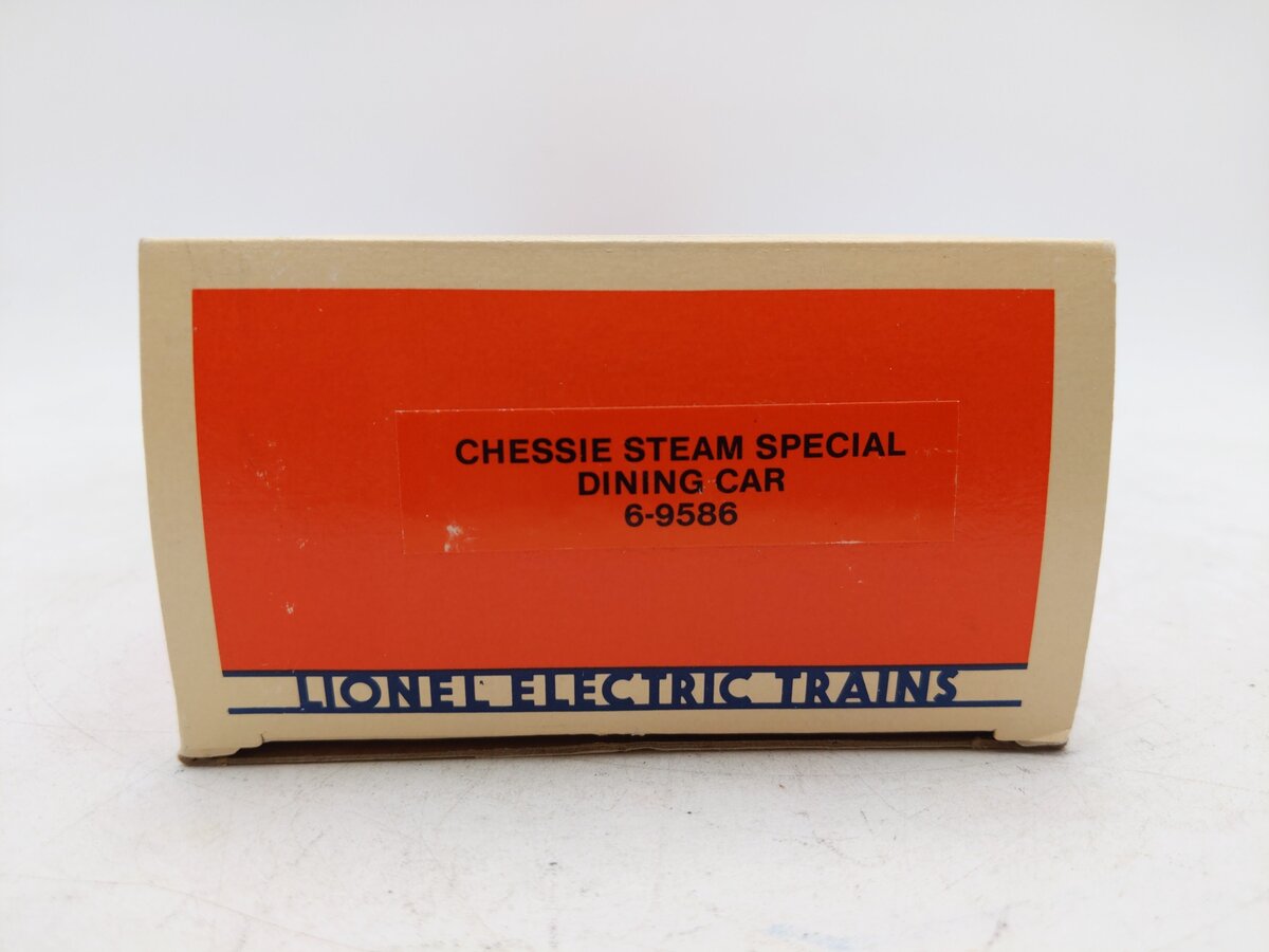 Lionel 6-9586 O Gauge Chessie Steam Special Dining Car #9586 EX/Box