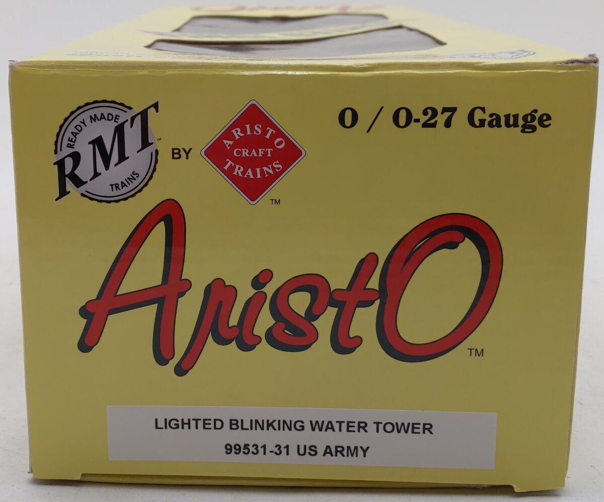 RMT 99531-31 O Gauge Lighted Blinking US Army Water Tower LN/Box