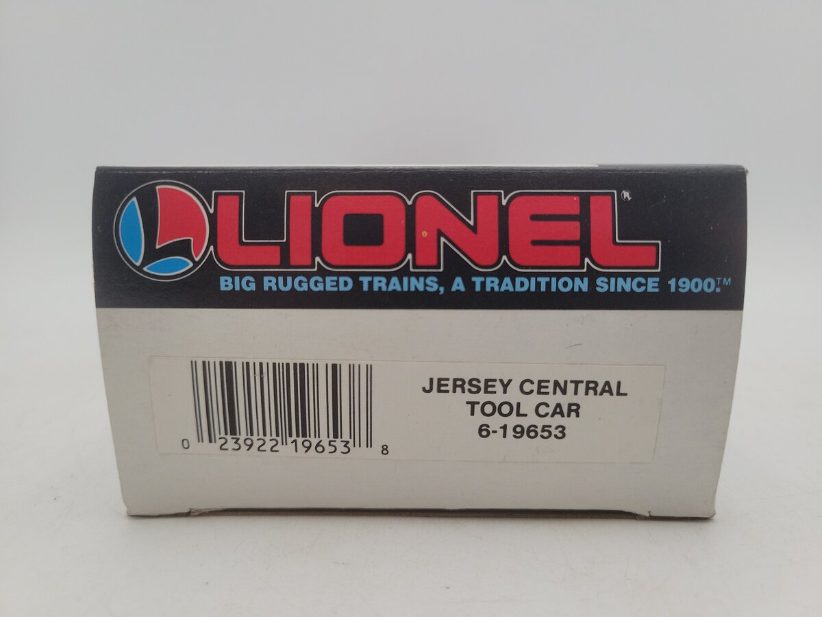Lionel 6-19653 O Gauge Jersey Central Tool Car EX/Box