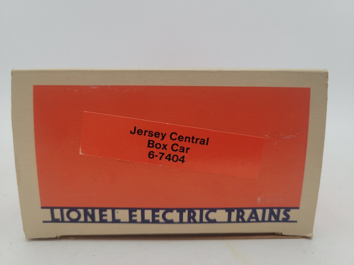 Lionel 6-7404 O Gauge Jersey Central Boxcar #7404 EX/Box