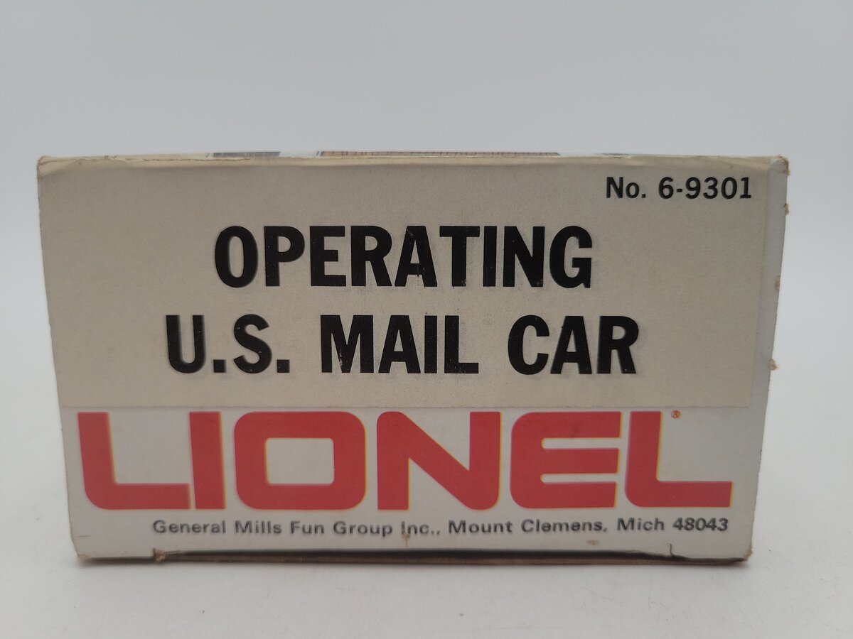 Lionel 6-9301 O Gauge US Mail Operating Boxcar #9301 - Without Mailbag EX/Box