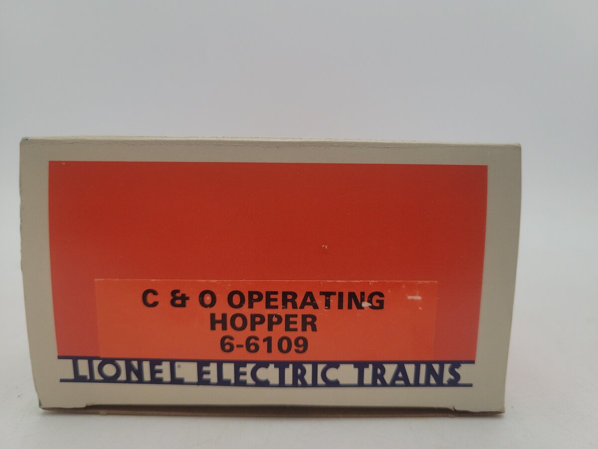 Lionel 6-6109 O Gauge Chesapeake and Ohio Operating Hopper #6109 EX/Box
