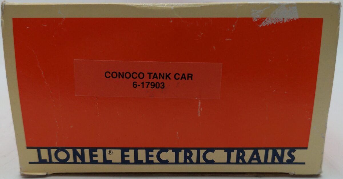 Lionel 6-17903 O Gauge Conoco Unibody Tank Car EX/Box