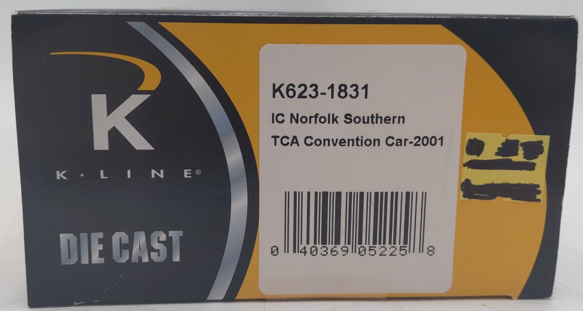 K-Line K623-1831 O Norfolk Southern TCA 2001 DC Convention Hopper #2001-5181 EX/Box