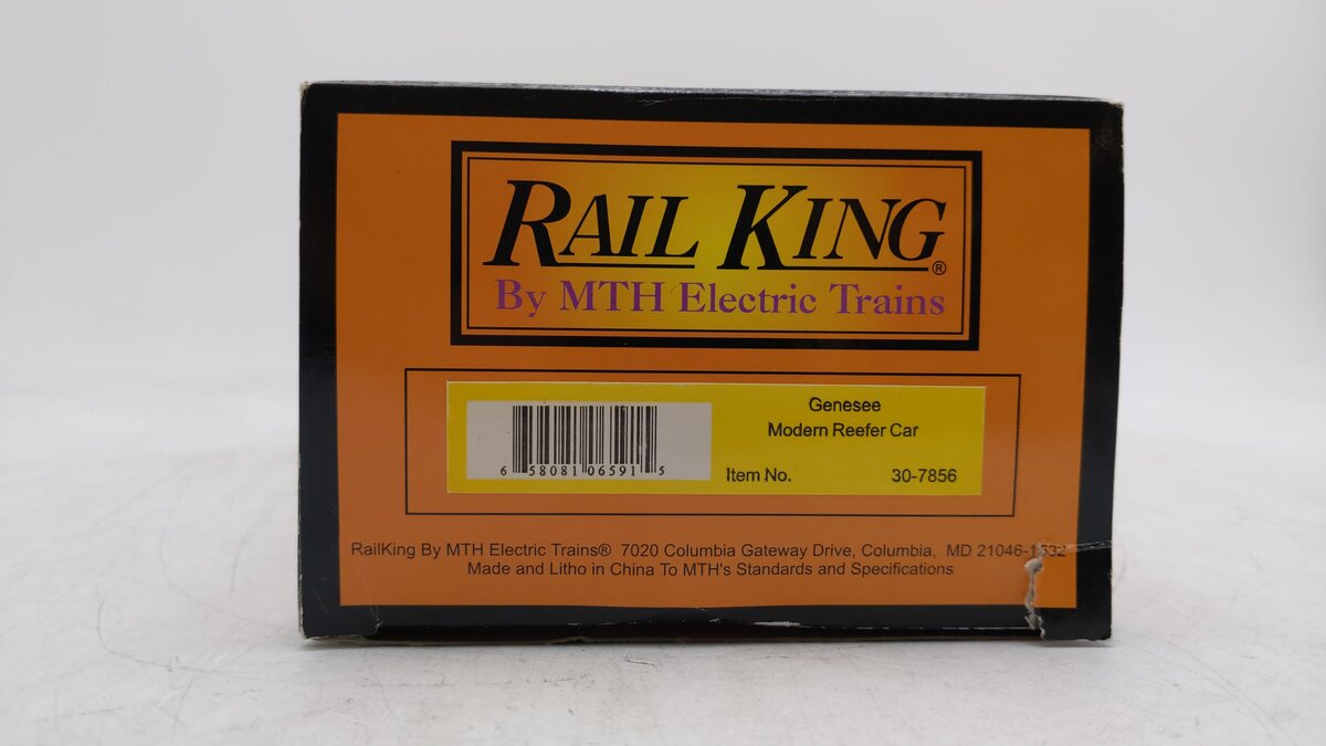 MTH 30-7856 O Gauge Genesee Brewing Co. Reefer Car LN/Box
