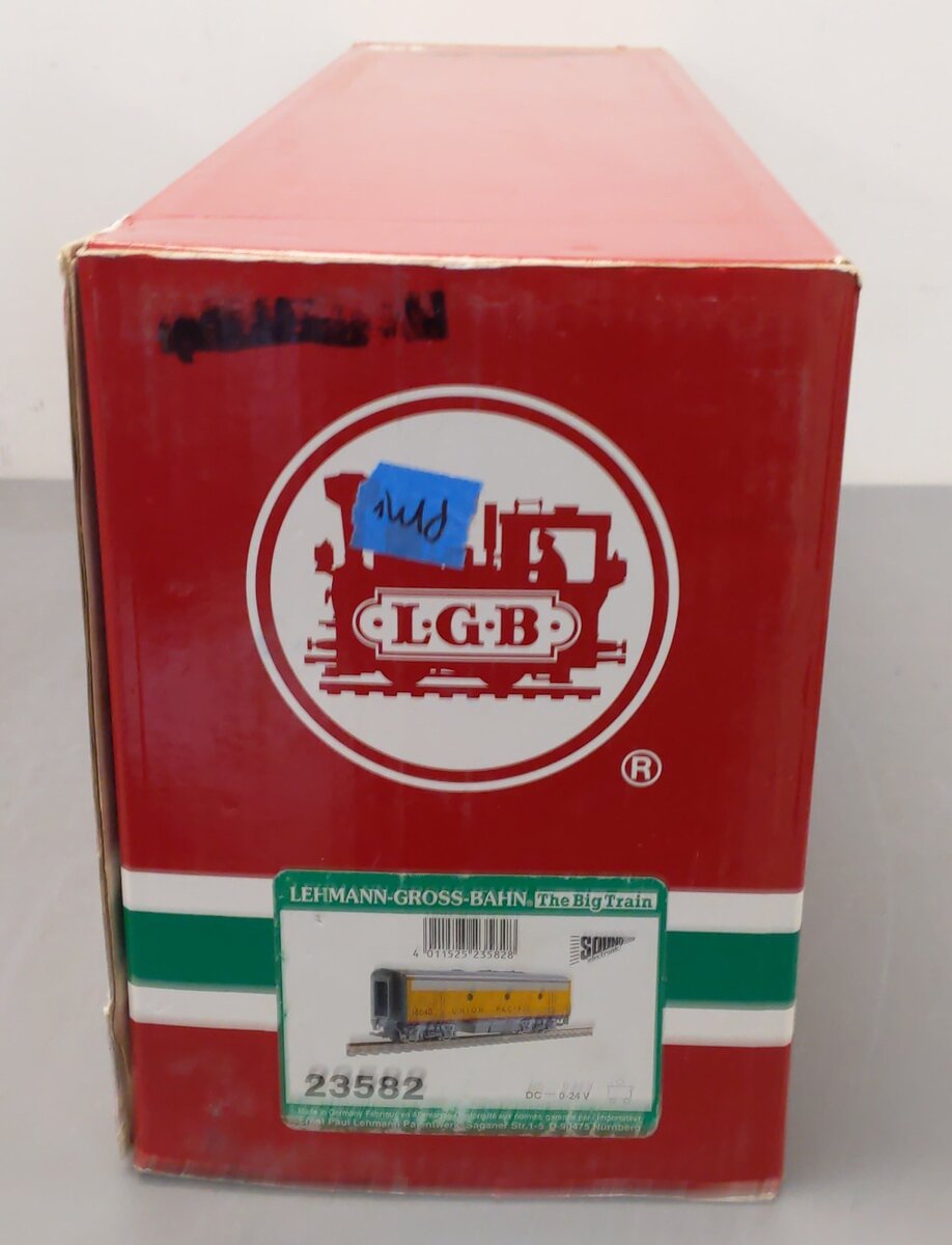 LGB 23582 G Union Pacific B Unit Non-Powered Diesel Locomotive w/Sound #1464B VG/Box