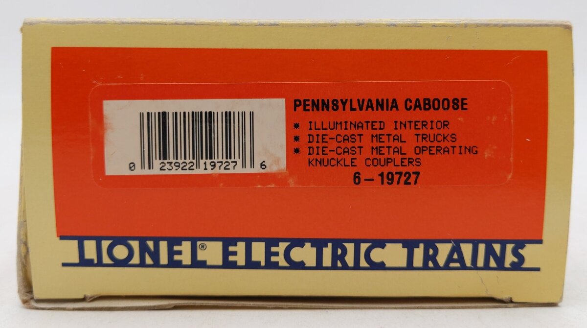 Lionel 6-19727 O Gauge Pennsylvania Illuminated Caboose #477938 EX/Box
