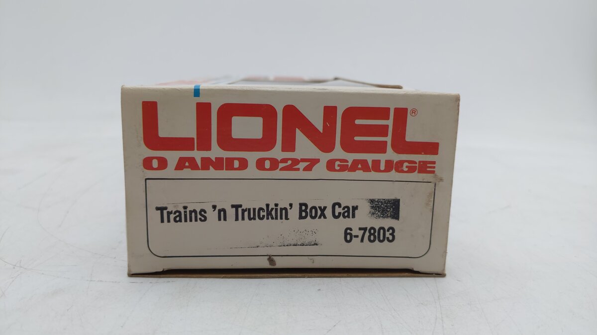 Lionel 6-7803 O Gauge Trains 'n Truckin' Boxcar EX/Box
