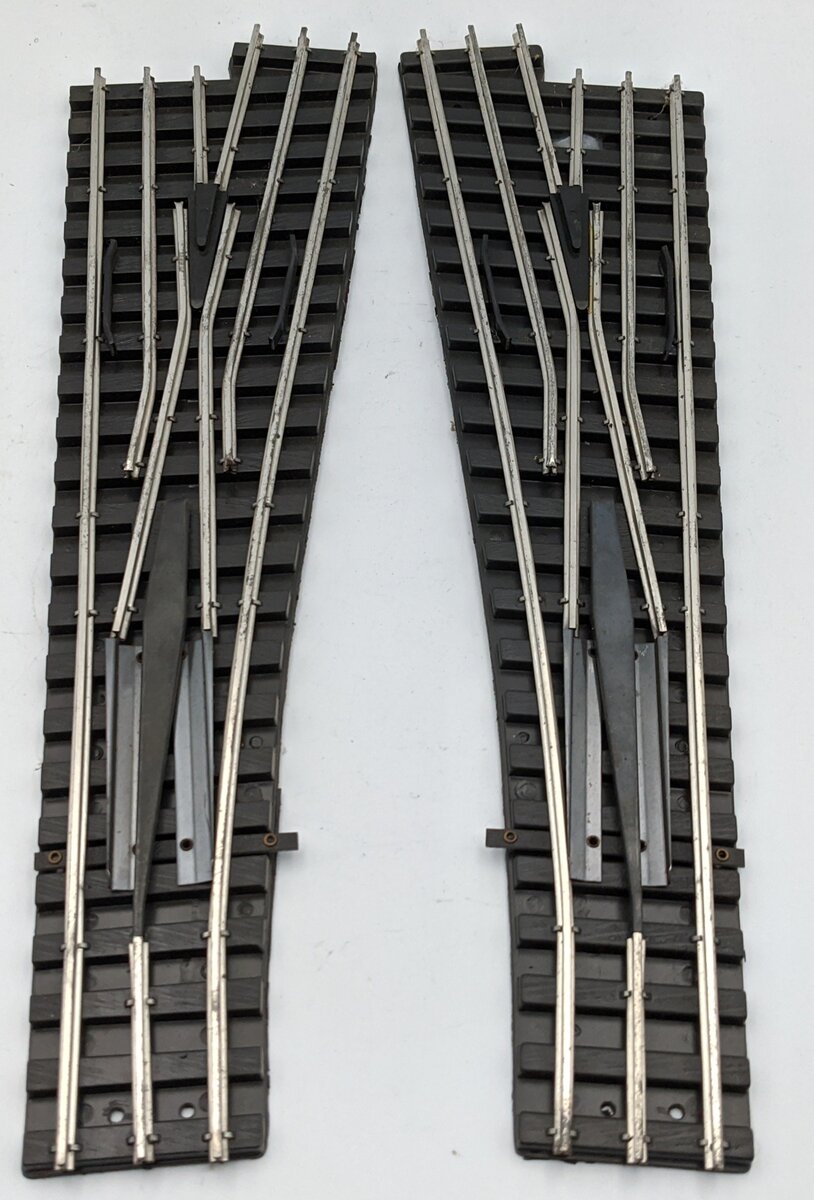 Gargraves O Gauge 3-Rail Left/Right-Hand Switch Track Turnout Set VG