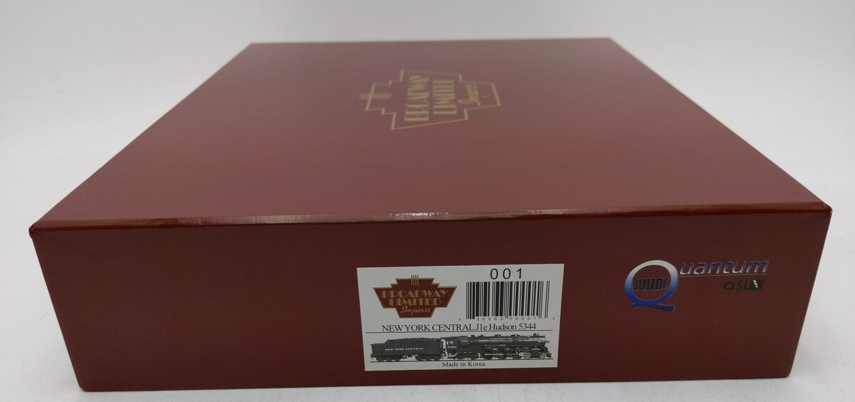 Broadway Limited 1 HO New York Central Steam Hudson 4-6-4 Steam Locomotive #5344 LN/Box