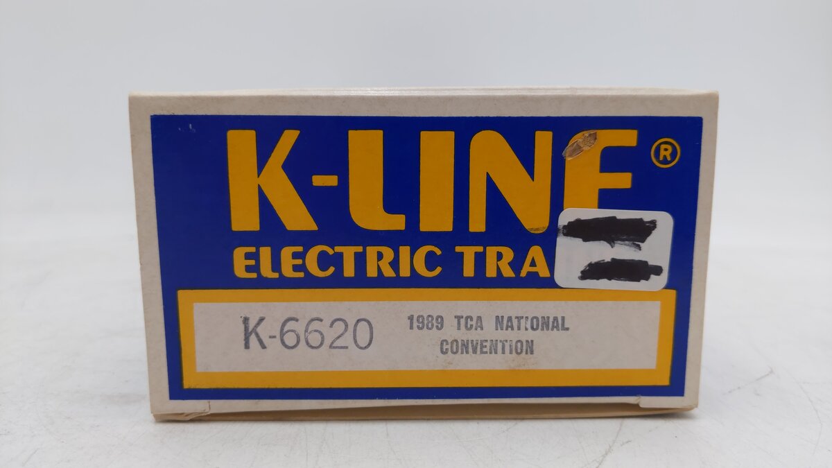K-Line K-6620 Reading TCA National Convention Flat Car #6620 VG/Box
