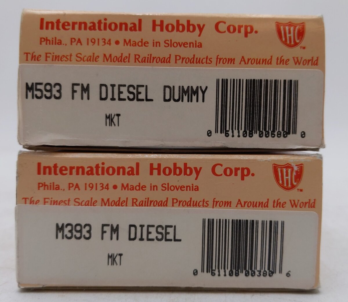 IHC M393/M593 HO Missouri Kansas & Texas FM Powered/Dummy Diesel Locomotive #321 EX/Box