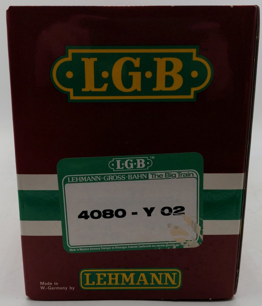 LGB 4080-Y02 G Scale UTLX Gramps Single Dome Tank Car EX/Box