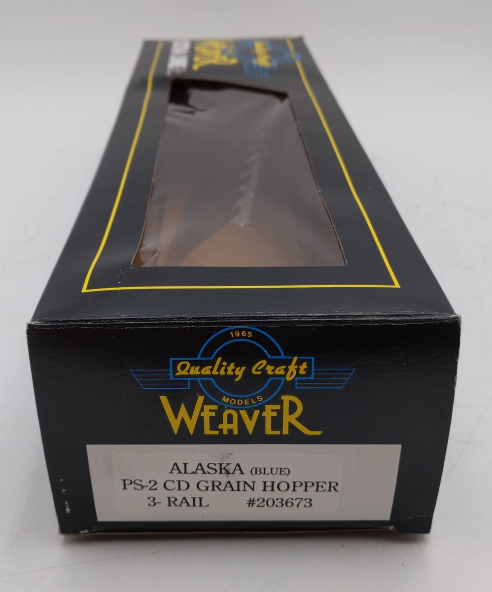 Weaver 203673 O Gauge Alaska PS-2 Grain Hopper #203673 - 3 Rail EX/Box