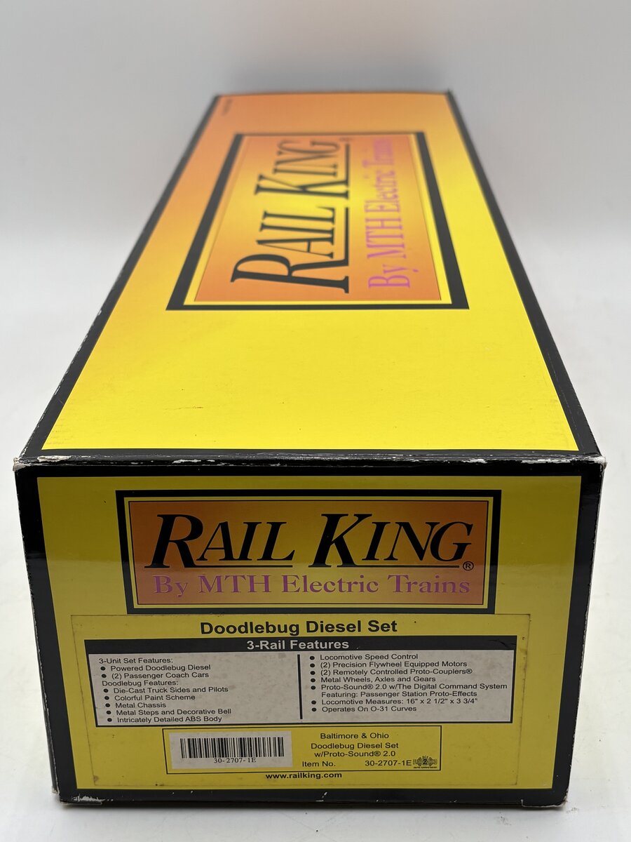 MTH 30-2707-1E O Baltimore & Ohio Doodlebug Diesel Locomotive #6041 w/PS2 LN/Box