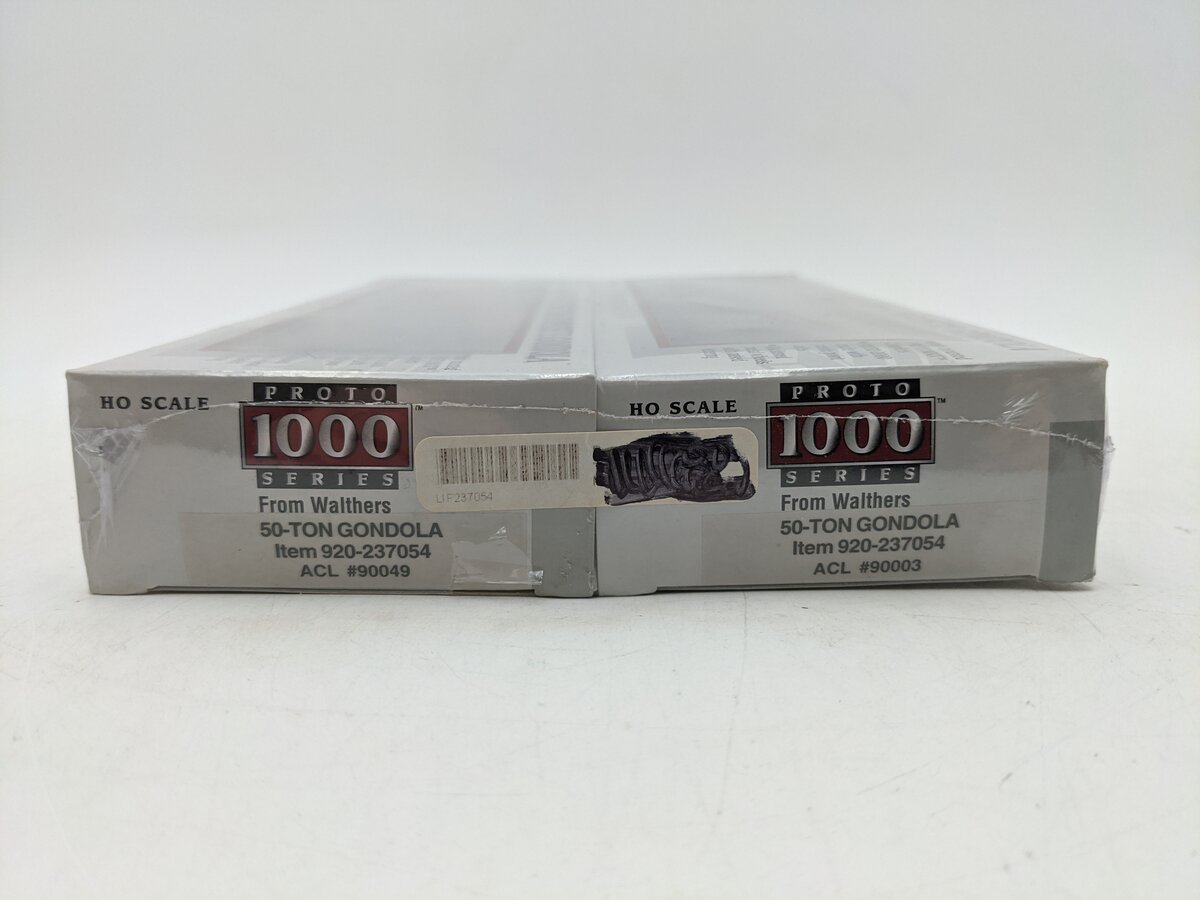 Proto 1000 920-237054 HO Atlantic Coast Line 50-Ton Gondola (2-Pack) NIB