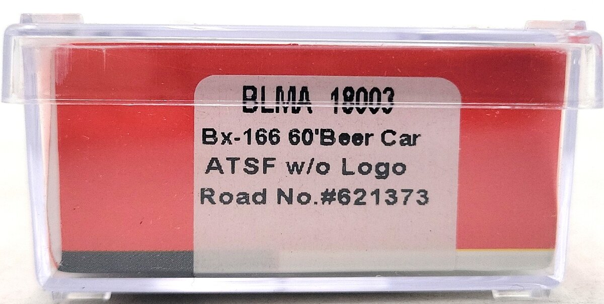 BLMA Models 18003 N Santa Fe Bx-166 60' Double Door Boxcar #621373 LN/Box