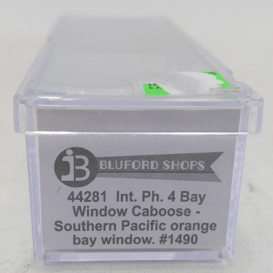 Bluford Shops 44281 N SP Phase 4 International Car Bay Window Caboose #1490 EX/Box