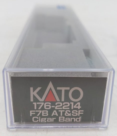 Kato 176-2214 N Scale Atchison, Topeka & Santa Fe EMD F7B Diesel Locomotive LN/Box