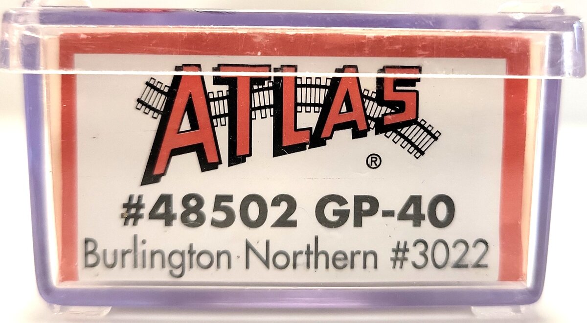 Atlas N Scale Burlington Northern "Hustle Muscle" Diesel Locomotive #3028 LN/Box