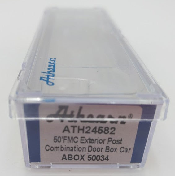Athearn ATH24582 N Scale Railbox 50' FMC Ex-Post Combo Door Box Car #50034 EX/Box