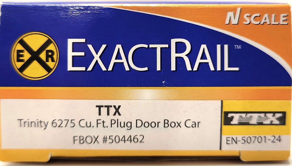 ExactRail EN-50701-24 N TTX 50' Hy-Cube Box #504462 LN/Box