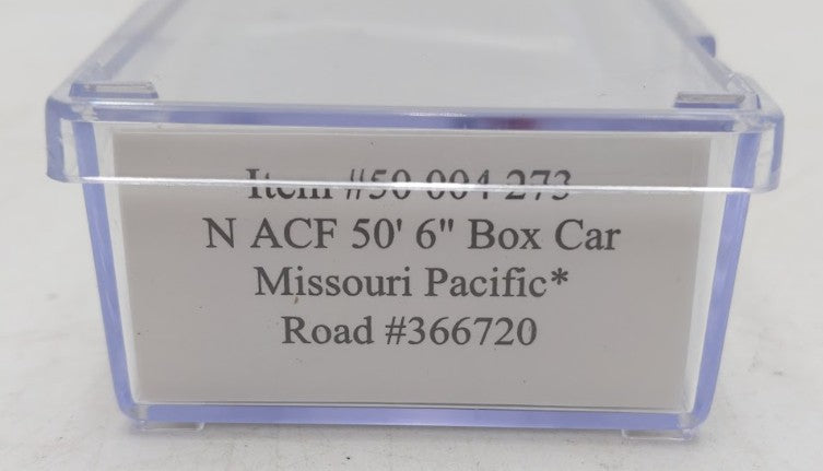 Atlas 50004273 N Scale Missouri Pacific ACF® 50' 6" Box Car #366720 LN/Box