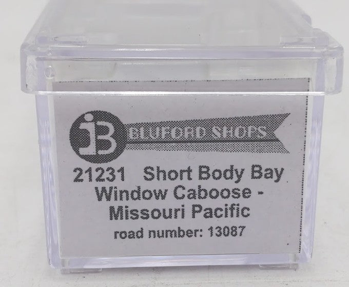 Bluford Shops 21231 N Scale MP Sort Body Bay Window Caboose #13087