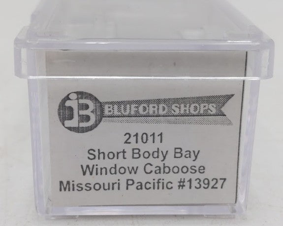 Bluford Shops 21011 N Missouri Pacific Short Body Bay Window Caboose #13927 EX/Box