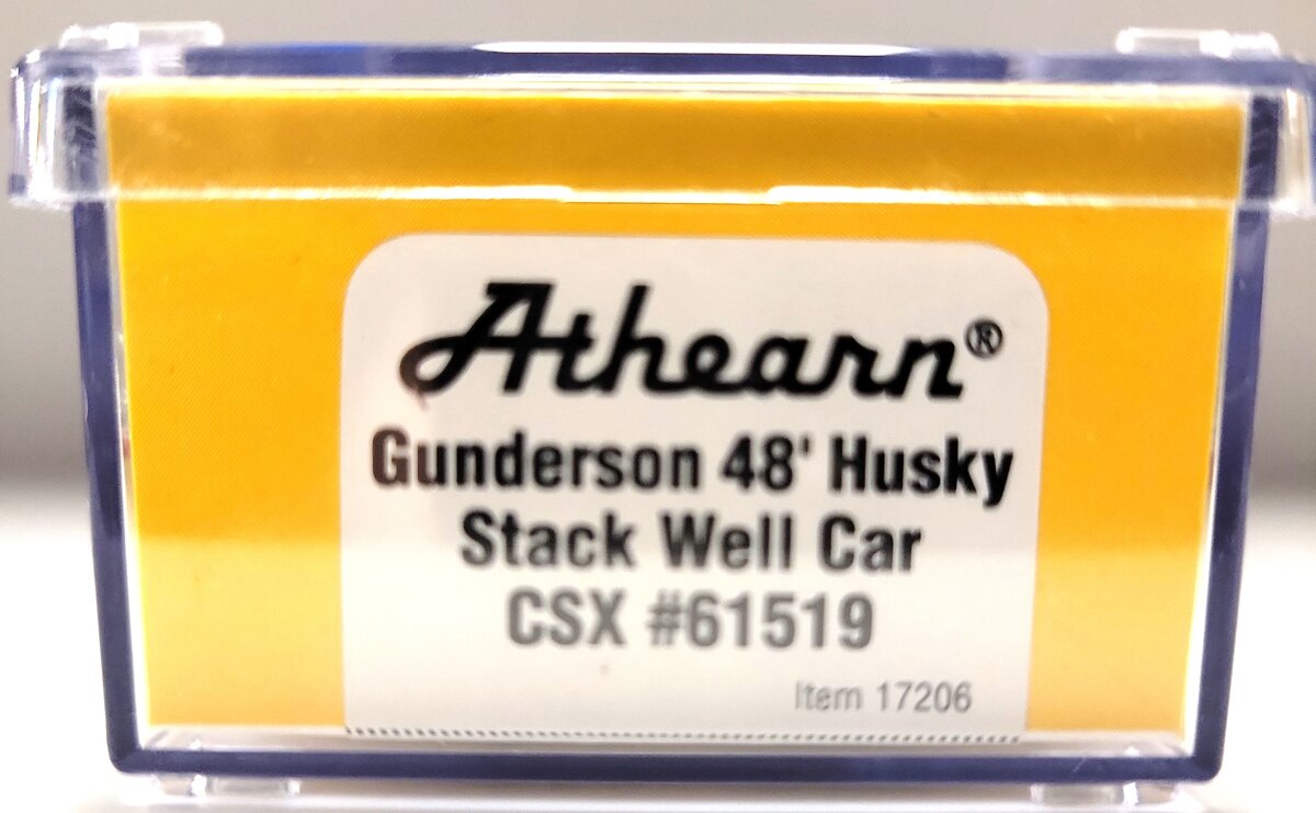 Athearn 17206 N CSXT Husky Stack Well Car #61519 LN/Box
