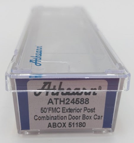 Athearn 24588 N Scale Railbox 50' FMC Exterior Post Combo Door Box Car #51180 EX/Box