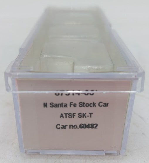 InterMountain 67914-06 N Scale Santa Fe Stock Car #60482 EX/Box