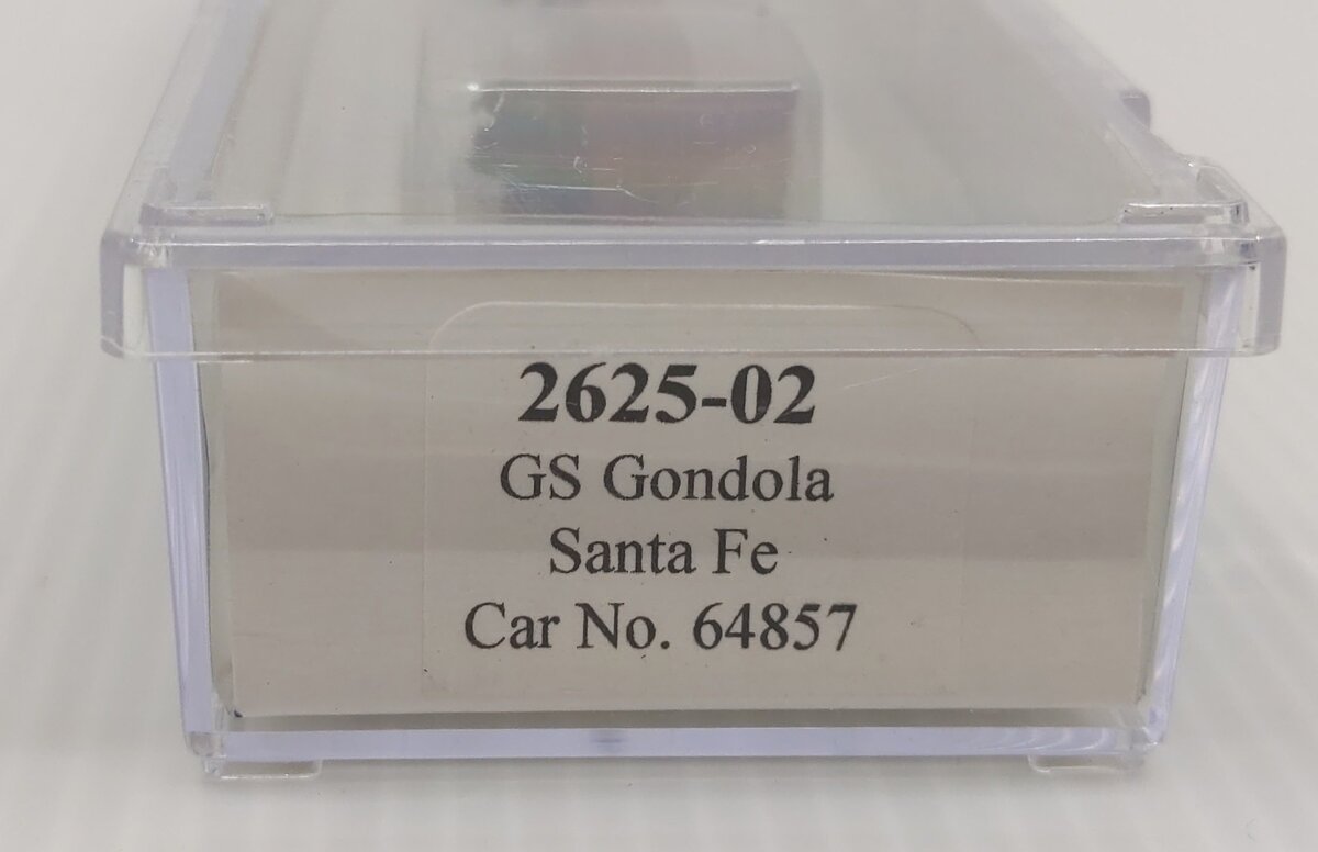 Trainzworx Inc. 2625-02 N Scale Santa Fe GS Gondola #64857 LN/Box