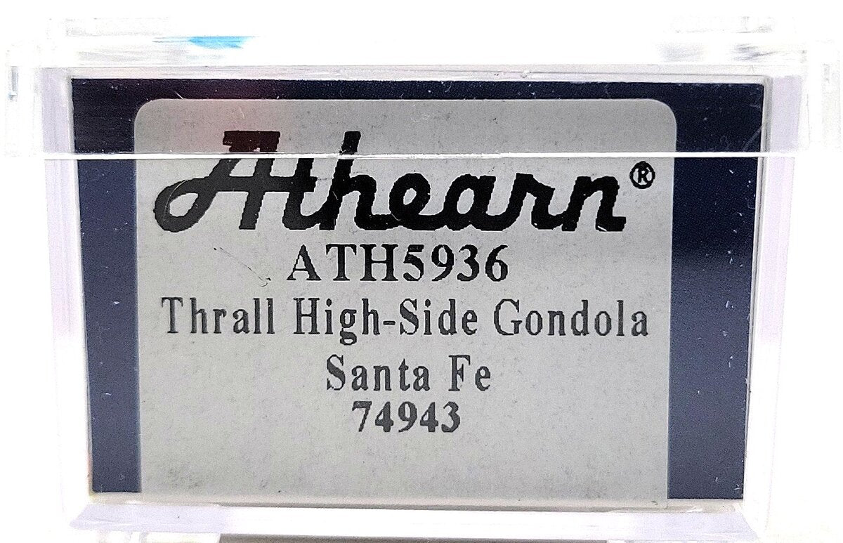 Athearn 5936 N Santa Fe Thrall High Side Gondola #74943 LN/Box