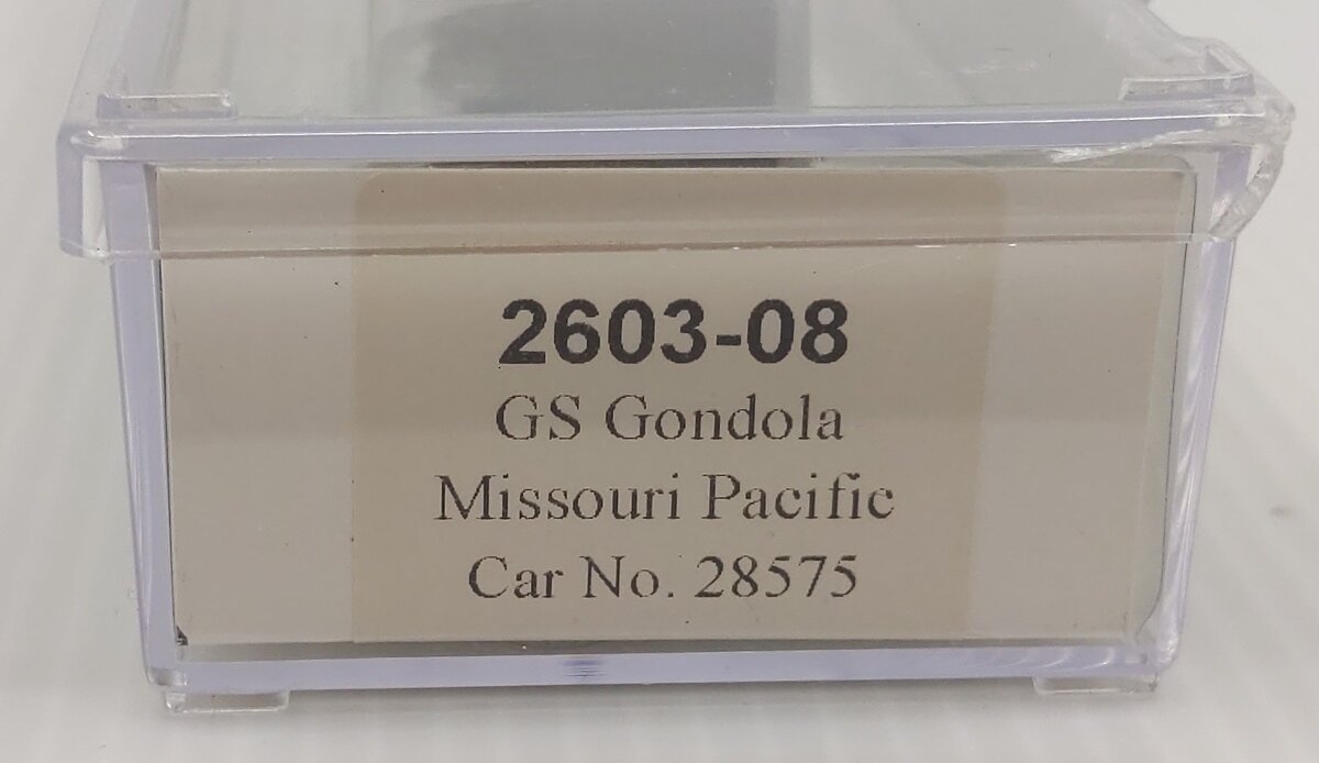 Trainworx Inc. 2603-08 N Scale Missouri Pacific GS Gondola #28575 NIB